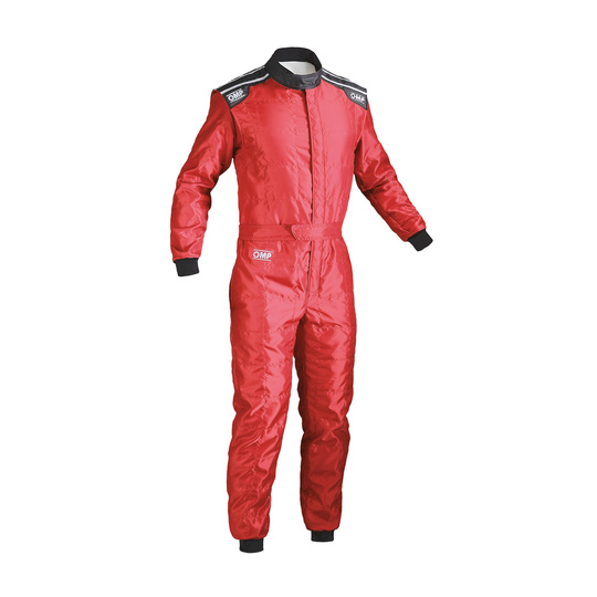 Traje OMP KS-4 rojo (homologación CIK FIA)
