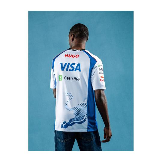 Camiseta Team Visa Cash App Racing Bulls 2025 para hombre