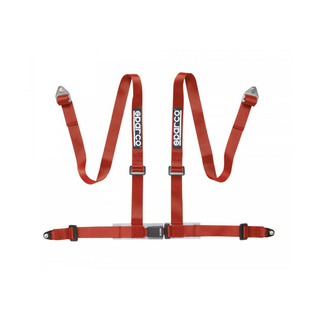 Arnés Sparco CLUB H-4 rojo (ECE)