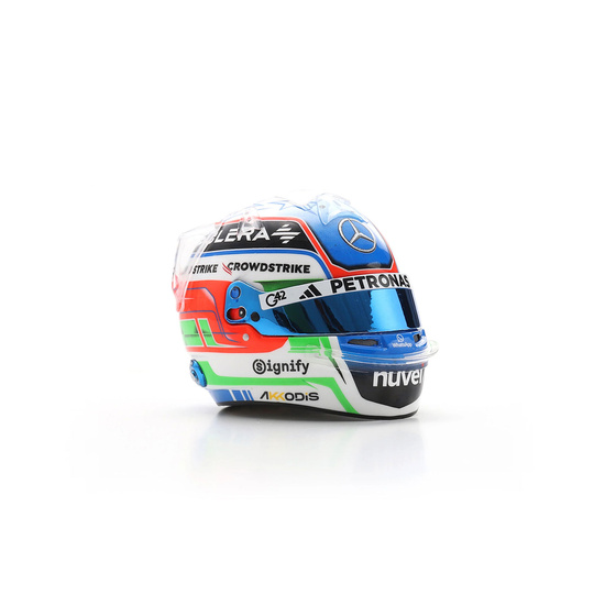 Casco de Kimi Antonelli de la Mercedes AMG Petronas 2025, escala 1:5