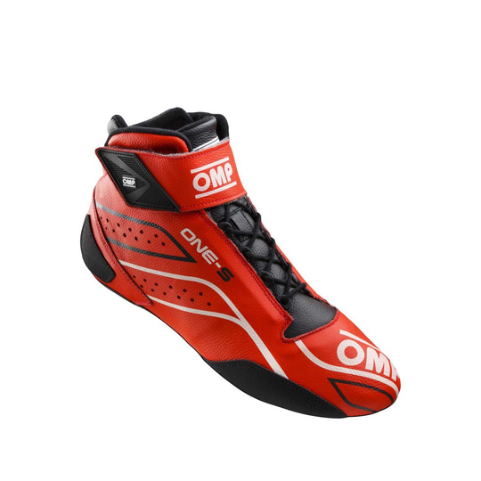 Botas de carreras OMP ONE-S MY20 rojo (homologación FIA)