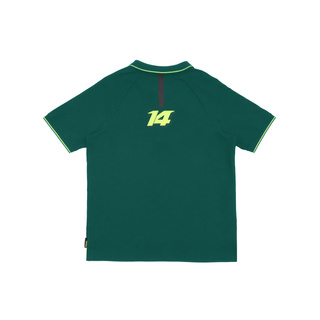 Polo de hombre Alonso Kimoa Aston Martin F1 verde
