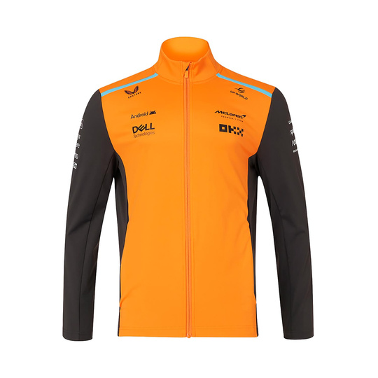 Réplica de chaqueta softshell para hombre del equipo McLaren F1 2024