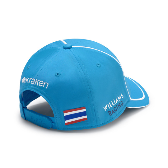 Gorra de béisbol infantil Albon azul Williams Racing 2024