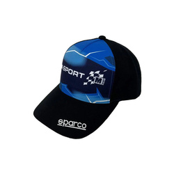 Gorra de béisbol Side Logo Sparco Martini Racing azul marino