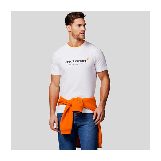 Camiseta de hombre Essentials McLaren F1 2025 blanco