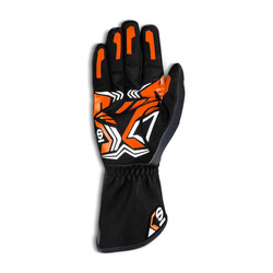 Guantes de carreras Sparco RUSH MY20 gris-naranja