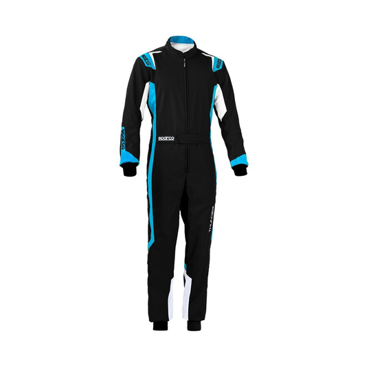Traje de carreras Sparco THUNDER MY20 negro-azul (CIK-FIA)