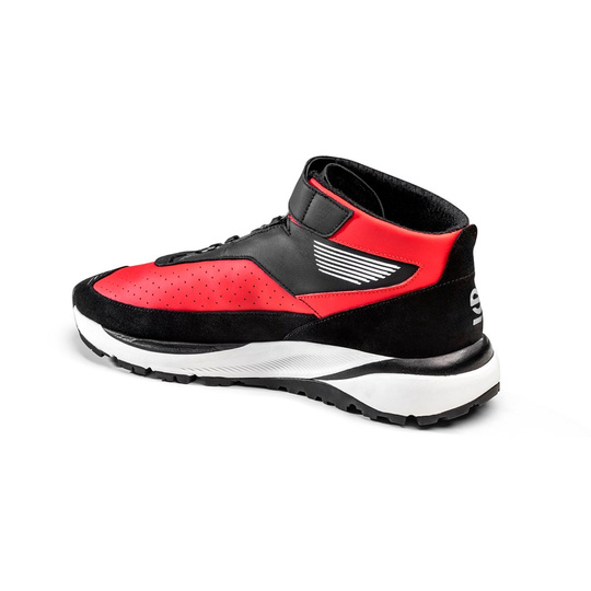 Botas de mecánico Sparco CHRONO negro-rojo (FIA)