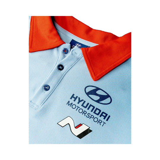 Camisa de polo Team Hyundai Motorsport 2025 azul