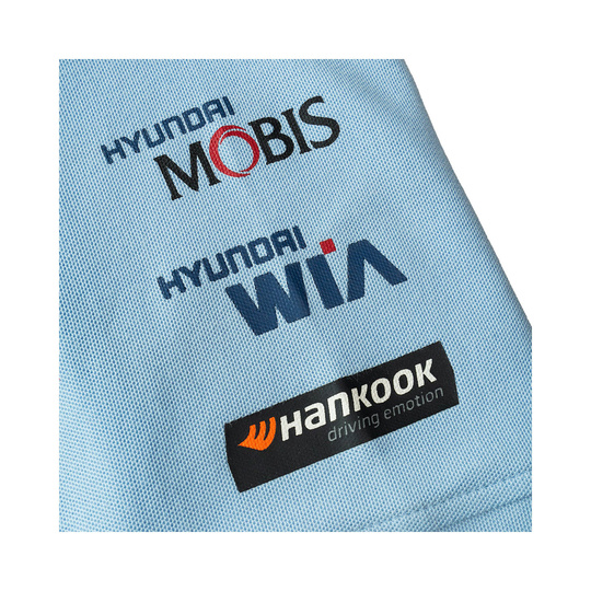 Camisa de polo Team Hyundai Motorsport 2025 azul