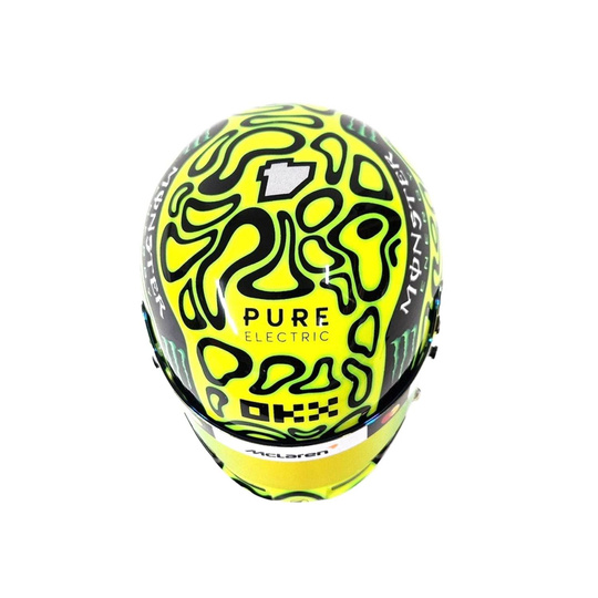 Casco de Lando Norris de la McLaren F1 2025, escala 1:2