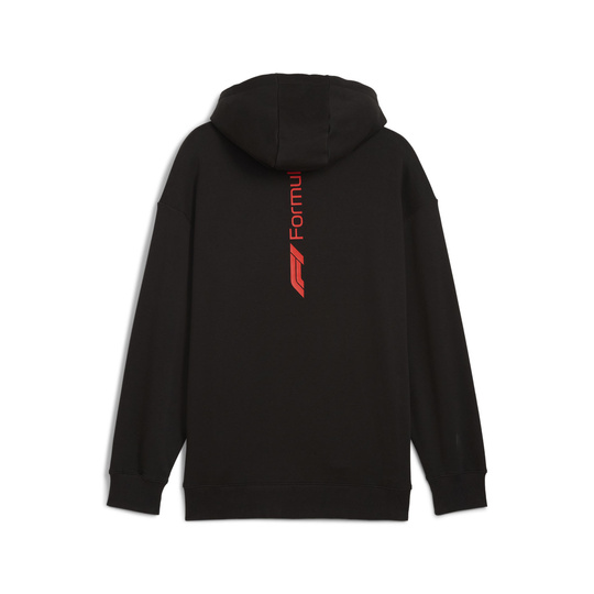 Sudadera hombre Essential Relaxed Logo negra Formula 1 2025