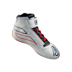 Botas de carreras OMP ONE-S MY20 blanco (homologación FIA)