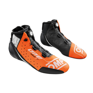 Botines OMP ONE EVO X R naranja-negro (FIA)