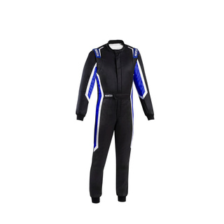 Traje de carreras Sparco SPRINT PRO MY25 negro-azul (homologación FIA)