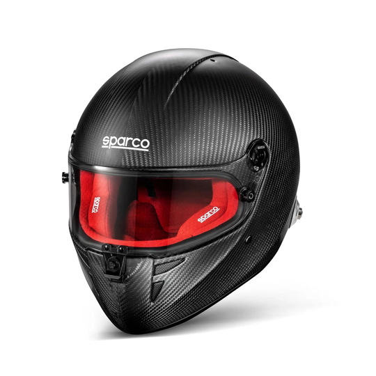 Casco  de karting Sparco STEALTH KF CARBON 8878-2024 negro-rojo (FIA)