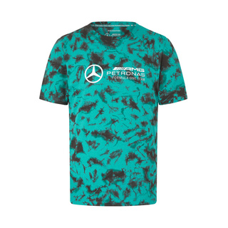 Camiseta con teñido anudado para hombre Mercedes AMG F1 2024