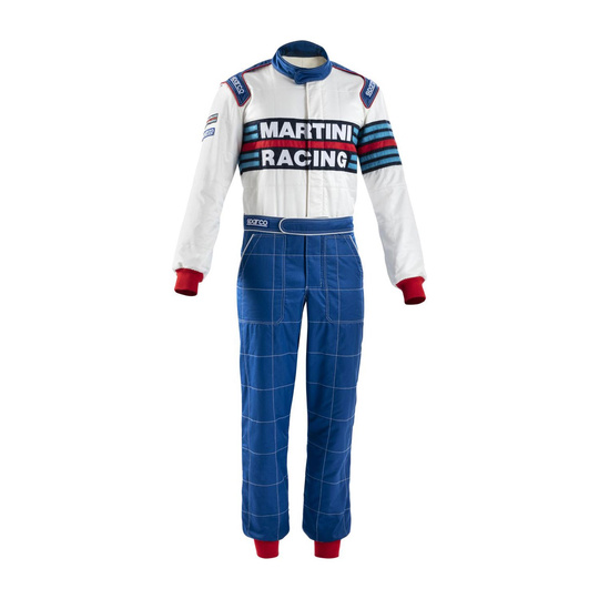 Traje de carreras Sparco COMPETITION MARTINI RACING azul (FIA)