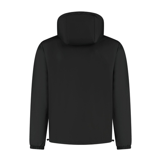 Chaqueta de hombre impermeable negra Scuderia Ferrari F1 2025