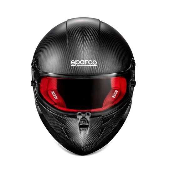 Casco  de karting Sparco STEALTH KF CARBON 8878-2024 negro-rojo (FIA)