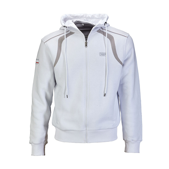 Sudadera con capucha OMP Racing Spirit blanco