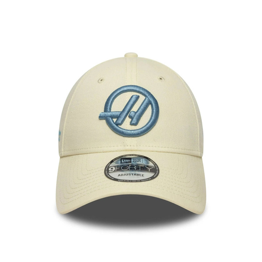 Gorra de béisbol Seasonal Haas F1 2025 crema