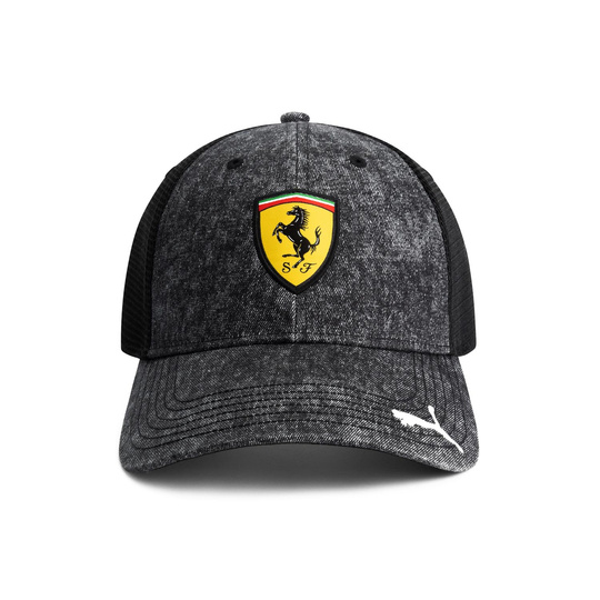 Gorra de béisbol de hombre Trucker Black Ferrari F1 2025