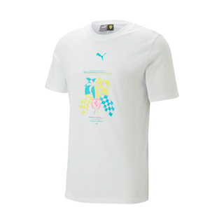 Camiseta de hombre Miami GP Ferrari F1 blanco