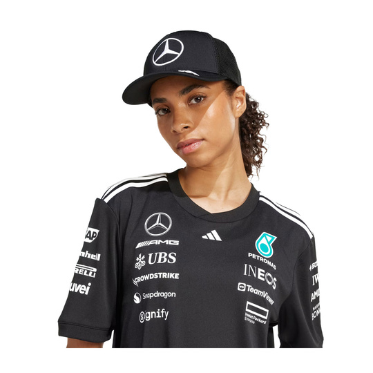 Gorra de béisbol Star Trucker Mercedes AMG F1 2025 negro