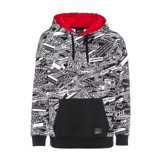 Sudadera con capucha para hombre Quoted AOP Porsche Motorsport 2025 de gran tamaño