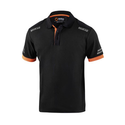 Polo de hombre Sparco TECH negro-naranja