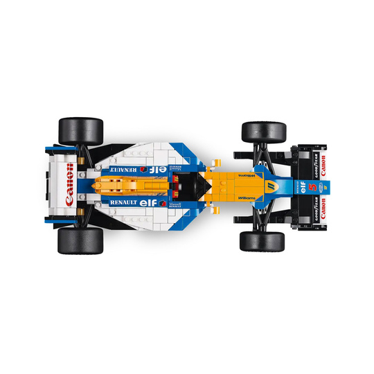 Coche a escala LEGO ICONS Williams Racing FW14B & Nigel Mansell