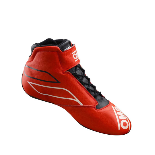 Botas de carreras OMP ONE-S MY20 rojo (homologación FIA)