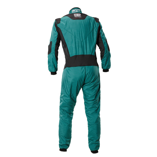 Traje de carreras OMP TECNICA SUPERLIGHT verde (FIA)