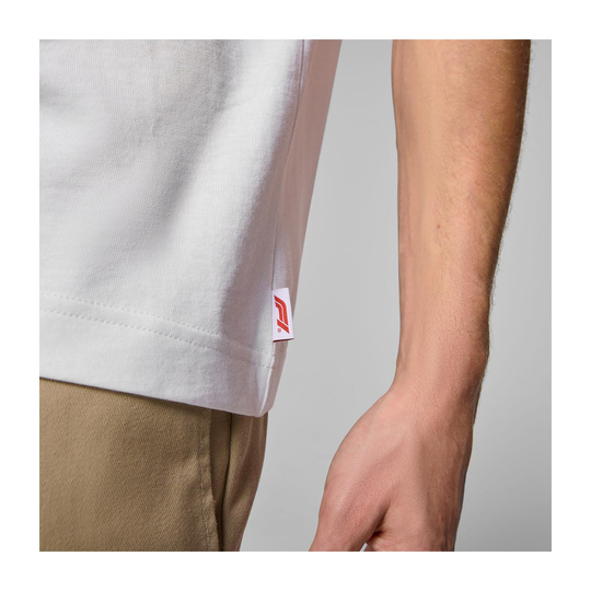 Camiseta Hombre Legacy Graphic blanca Formula 1 2025
