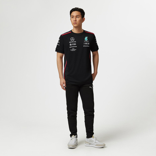 Camiseta de hombre Team Black Mercedes AMG F1 