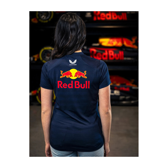 Camiseta Max Verstappen Team Red Bull Racing 2025 para mujer 