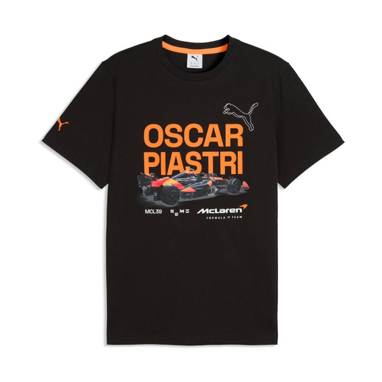 Camiseta de hombre Oscar Piastri McLaren F1 2026 negro