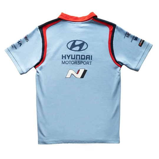 Camisa de polo Team Hyundai Motorsport 2025 azul