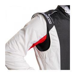 Traje de carreras Sparco COMPETITION PLUS RS 5.1 blanco (homologación FIA)