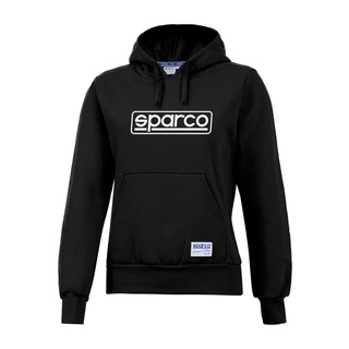 Sudadera de mujer con capucha Sparco FRAME negro
