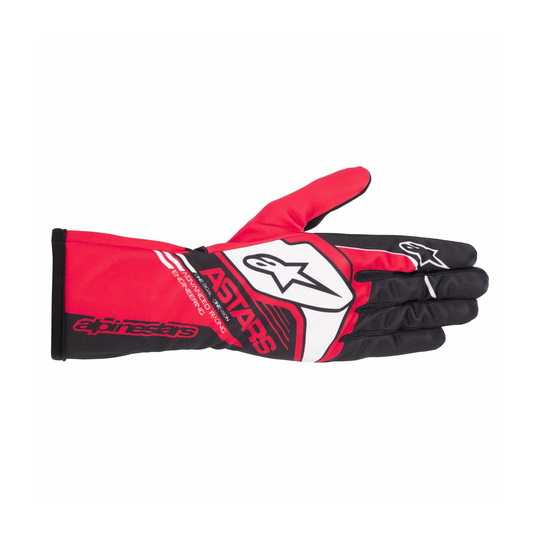 Guantes de karting Alpinestars TECH-1 K RACE V2 CORPORATE rojo-negro