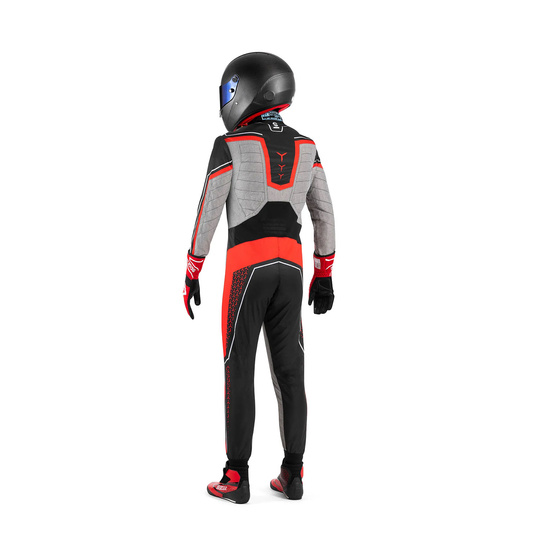 Traje de karting para niños Sparco Superleggera-K negro-rojo (FIA)