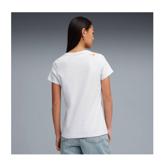 Camiseta para mujer Small Logo McLaren F1 2026 blanco