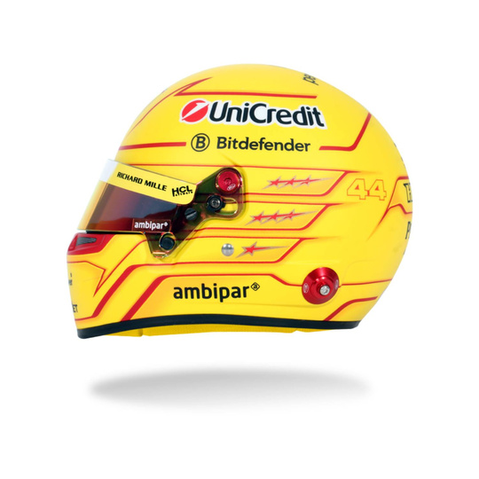 Casco de Lewis Hamilton de la Scuderia Ferrari 2025, escala 1:2