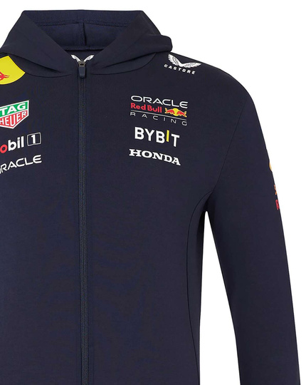 Sudadera con capucha Zip Team Red Bull Racing 2024 para hombre