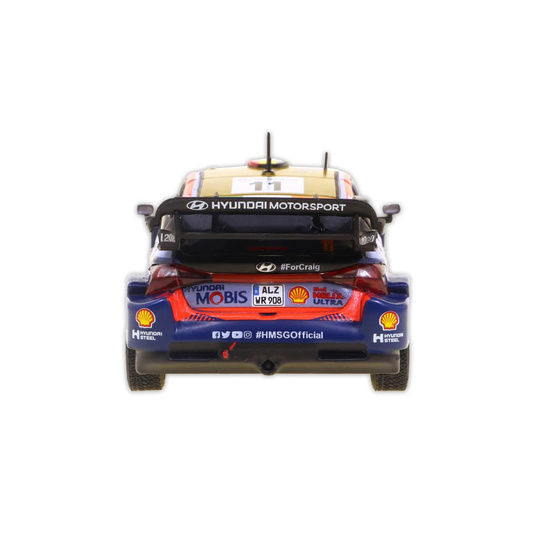 Modelo de coche 1:43 Rally Sardegna Hyundai Motorsport