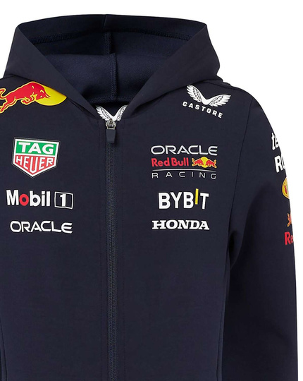 Sudadera con capucha para niños Zip Team Red Bull Racing 2024