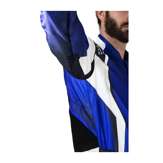 Traje de karting Sparco Prime K 8877-2022 azul-blanco (FIA)